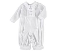 One Small Child Michael - Conjunto de bendición para bautizo (100% algodón), color blanco, Blanco, 24 meses