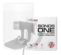 One Soporte de Pared de Esquina - Perfil Bajo, Blanco, Completo con Todos los Accesorios de Montaje Compatibles con One, One Gen 2, One SL & Play:1 Altavoz