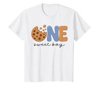 One Sweet Boy Cookies Milk 1er cumpleaños a Juego Camiseta