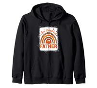 One Thankful Father Rainbow Matching Family Thanksgiving Sudadera con Capucha