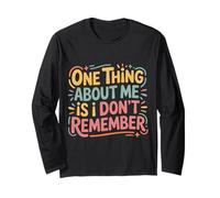 One Thing About Me Is I Don't Remember Olvidadizo - Manga Larga