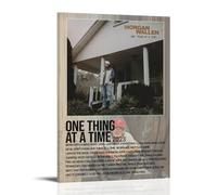 One Thing at A Time Morgan Wallen - Lienzo decorativo para pared, ideal para dormitorio, comedor y sala de estar. Hermosas obras de arte son un gran regalo para amigos. Estilo marco de 50 x 75 cm