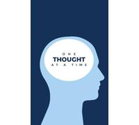 One Thought At a Time: 5×8 Ruled Journal Notebook (120 Pages, White Paper, Matte Cover)