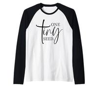 One Tiny Seed - Motivación de fe inspiradora Cristiana Camiseta Manga Raglan