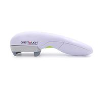 ONE TOUCH Abrebotellas eléctrico KC85 - Sin esfuerzo - Para todos, incluso sin fuerza manual - Abre tapones de 12 a 52 mm fácilmente, Blanco