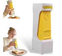 One-Touch Butter Cutter, Butter Stick Dispenser, Butters Cutter Slicer Single Stick, Portable Tools, for Bread, Cakes, Cookies (White)