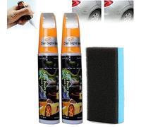 One Touch Restoration - Car Touch Up Paint Pen, Touch Up Paint Pen For Cars, Car Clear Scratch Remover Touch Up Pens, Auto Paint Repair Pen Brush, Auto Accessories (2 Pcs,Champagne Gold)