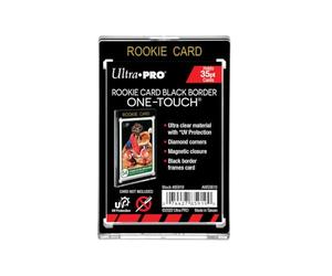 One Touch Ultra Pro Rookie Card Black Border Card Holder 35pt