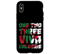 One Two Three Viva l'algérie Algeria Algériens DZ Algérien Carcasa para iPhone X/XS