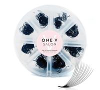 One V Salon, 500 extensiones de pestañas sueltas prefabricadas, pestañas de volumen rizadas C, 10D 20D 14D-0.05 de grosor, bandeja mixta de abanico esponjosas hechas a mano de 0.31-0.63 pulgadas
