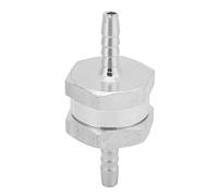 One Way Check Valve 4mm/0.16in Aluminum Alloy Fuel Line Check Valve High Precision fit for Gasoline Bio Water (4 mm)