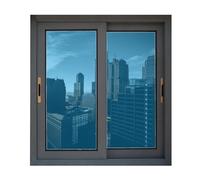 One Way - Película de privacidad para ventana, 100 x 800 cm, antirreflejos, rayos UV, reflectante, para hogar, oficina, bloqueo solar azul cielo, para baño