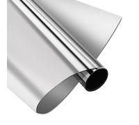One Way Privacy Window Film Static Cling Mirror Tint for Home & Office, UV Blocking Sun Control, Heat Reduction, Non-Adhesive Covering for Daytime(1Mx0.5M)