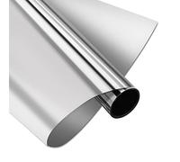 One Way Privacy Window Film Static Cling Mirror Tint for Home & Office, UV Blocking Sun Control, Heat Reduction, Non-Adhesive Covering for Daytime(90cmx200cm)