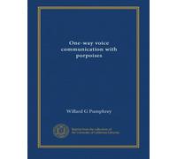 One-way voice communication with porpoises