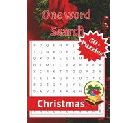 One word search - Christmas: This festive Christmas word search collection features over 55 puzzles filled with the joy of the holiday season (D Puzzle)