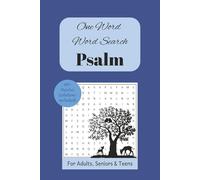 One-Word Word Search Puzzle Book: 1-Word Word Search | Psalm Word Search | 60+ Puzzles, 780 Words | For Adults, Seniors & Teens | Travel Size | 6 x 9 inches, 130 pages