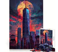 One World Trade Center NY, Rompecabezas de 1000 Piezas para Adultos, Regalo, Juego de ingenio, Ocio, diversión, Calidad, diseño Atractivo (50x75cm)