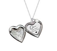 One Year First Year Anniversary Locket Necklace Gifts for Women One Year Gifts for Her Girlfriend Wife Wedding Gifts