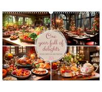 One year full of delights (Wall Calendar 2026 DIN A3 landscape), CALVENDO 12 Month Wall Calendar: Kitchen impressions and tradition
