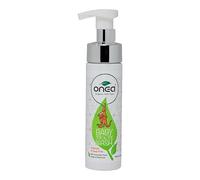 Onea - Lavado natural para bebé: jabón de cabeza a pie, hipoalergénico y sin parabenos, lavado corporal y champú, seguro para bebés con vitamina E, 17,3 ml