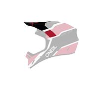 O'NEAL 0500-390 - Visera para casco Backflip Strike, negro/rojo