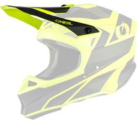 Oneal 10Series Hyperlite Compact Pico del Casco, negro/amarillo, Talla única