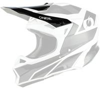 Oneal 10Series Hyperlite Compact Pico del Casco, Negro/Blanco, Talla única