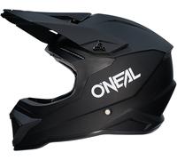Oneal 1SRS Solid Casco de motocross para niños, negro, tamaño XL