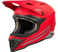 Oneal 1SRS Solid Casco de motocross, Red Matt, Talla M