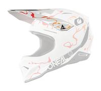 Oneal 1SRS Splash Visor 2026 - Visera para casco, color blanco y naranja