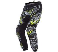 O'Neal 2024 Motocross Pantalones Element Attack Youth Negro Amarillo MX Niños