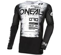 O'Neal 2025 Jersey Motocross Mayhem Scarz Negro Blanco MX Enduro