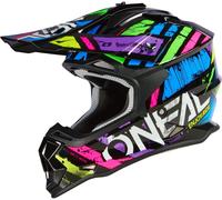 Oneal 2Series Glitch Casco de motocross, Multicolor, Talla M (57/58)