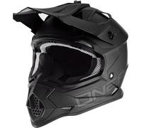 O'Neal Casco de Motocross 2SRS Flat Black – Carcasa ABS, ECE 22.06, Ventilación – Talla M (57/58)