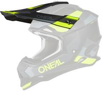 Oneal 2Series Spyde Pico del casco, negro/amarillo, Talla única