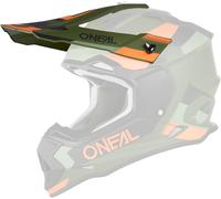 Oneal 2Series Spyde Pico del casco, verde, Talla única