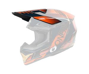 Oneal 3SRS Haze Visor Visera para casco, azul/naranja/dorado 2026