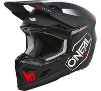 Oneal 3SRS Hexx Casco de motocross negro/blanco/rojo, negro-blanco-rojo, tamaño M para Hombres