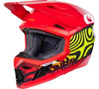 Oneal 3SRS Nova Casco de motocross juvenil, rojo, Talla Y/XL (54/55)