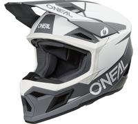 ONeal 3SRS Solid S26, casco de motocross L female Mate Blanco/Gris