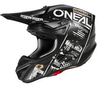 Oneal 5Series Polyacrylite Attack Casco de motocross, negro mate/blanco, Talla XXL (63/64)