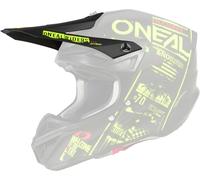 Oneal 5Series Polyacrylite Attack Pico del casco, negro-amarillo para Hombres