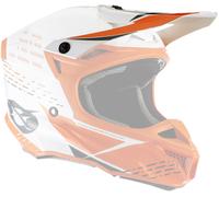 Oneal 5Series Polyacrylite Trace Pico del Casco, blanco/naranja, Talla única