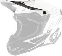 Oneal 5Series Polyacrylite Trace Pico del Casco, Negro/Blanco, Talla única