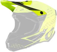 Oneal 5Series Polyacrylite Warhawk Pico del Casco, negro/verde, Talla única