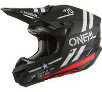 Oneal 5Series Squadron V.22 Casco de Motocross, negro-gris, tamaño 2XL