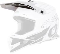 Oneal 5Series Trace Visera casco, Negro/Blanco, Talla única