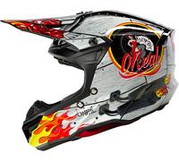 ONeal 5SRS HR, casco de motocross XL female Gris Claro/Negro/Rojo/Amarillo
