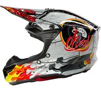 Oneal 5SRS Polyacrylite HR Casco de motocross, multicolor, tamaño L para Hombres